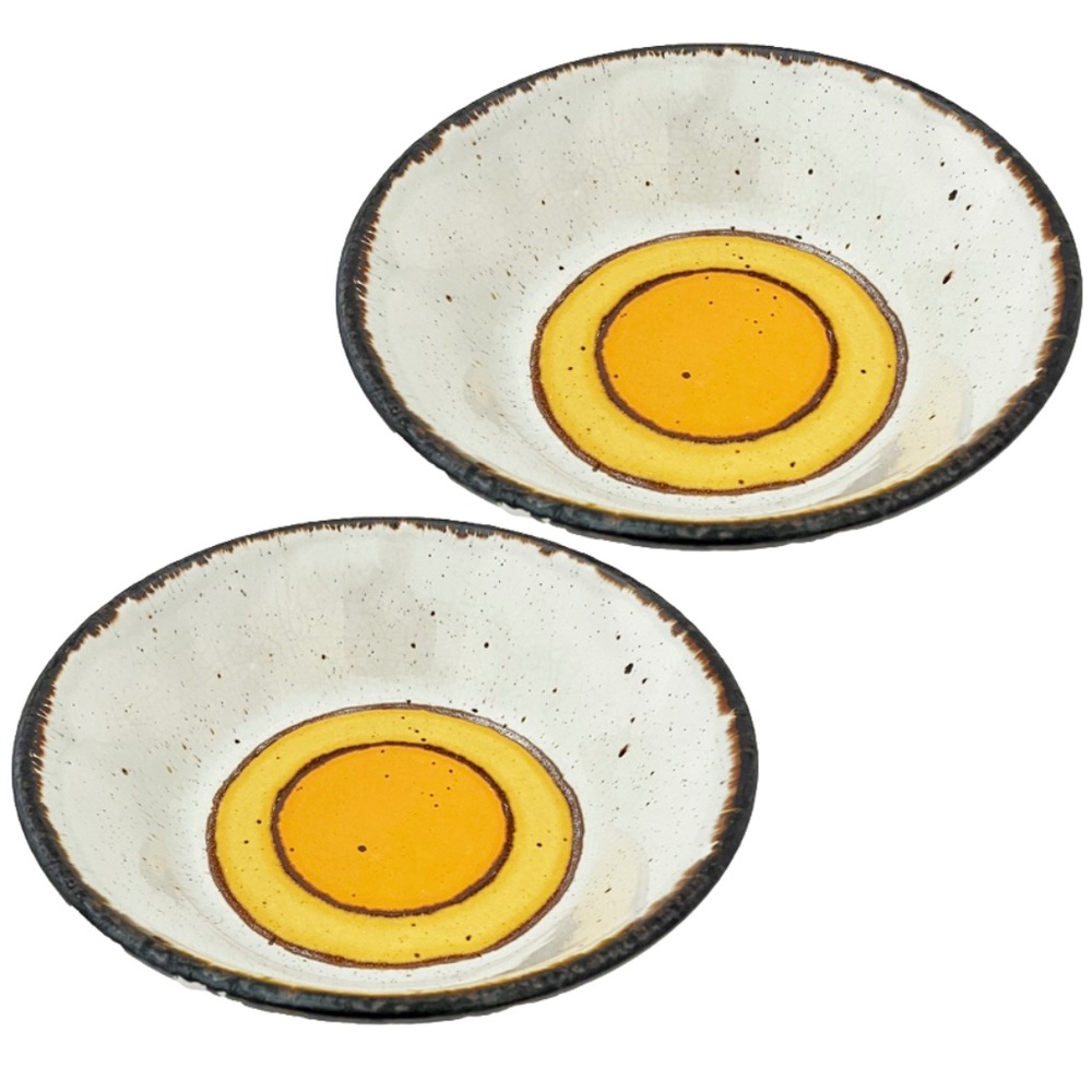 2 Coupe Cereal Bowls Sun by W R MIDWINTER LTD NEW Made in England qty 2